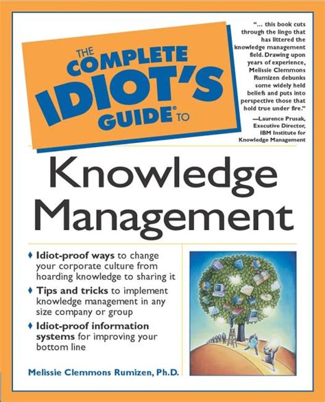 the complete idiots guide to knowledge management Kindle Editon