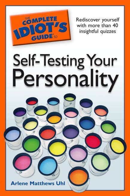 the complete idiots guide to self testing your personality Epub