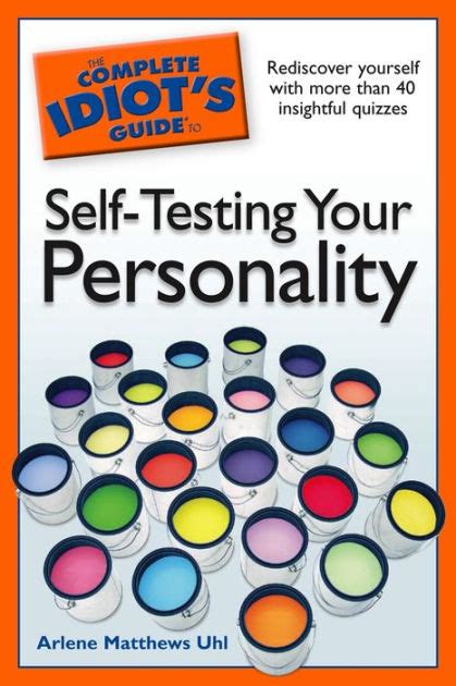 the complete idiots guide to self testing your personality Epub