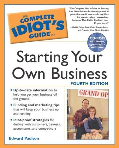 the complete idiots guide to starting your own business 4e Doc