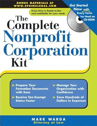 the complete nonprofit corporation kit complete kit PDF