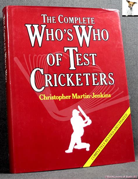 the complete whos who of test cricketers research james coldham PDF