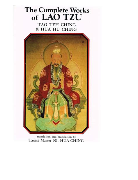 the complete works of lao tzu tao teh ching and hau hu ching Epub