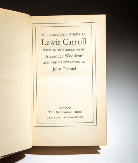 the complete works of lewis carroll first edition Reader