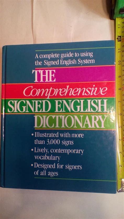 the comprehensive signed english dictionary signed english series PDF