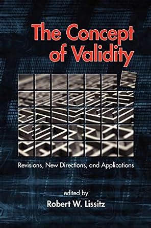 the concept of validity revisions new directions and applications Doc