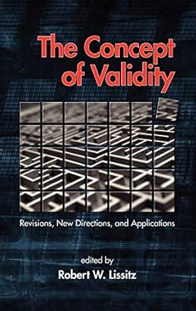 the concept of validity revisions new directions and applications Doc