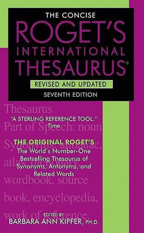 the concise rogets international thesaurus revised and updated 7th edition Kindle Editon