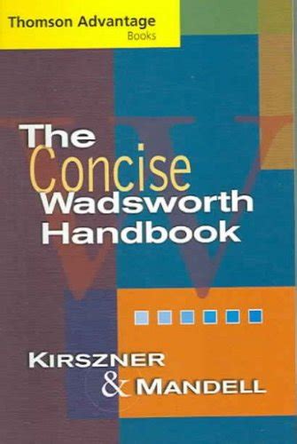 the concise wadsworth handbook cengage advantage books Doc