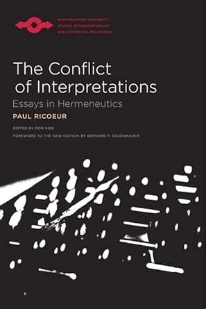 the conflict of interpretations essays in hermeneutics PDF