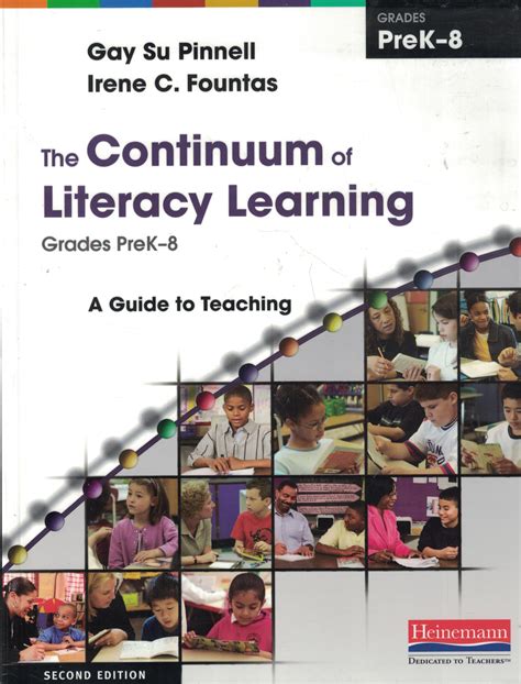 the continuum of literacy learning grades k 8 a guide to teaching PDF