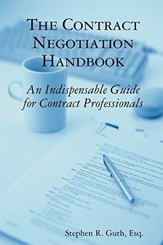 the contract negotiation handbook the contract negotiation handbook PDF