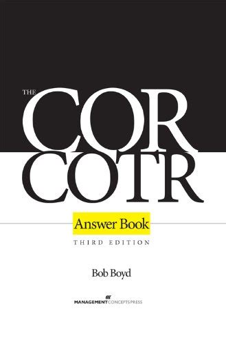 the cor cotr answer book the cor cotr answer book Doc