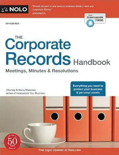 the corporate records handbook meetings minutes and resolutions Kindle Editon