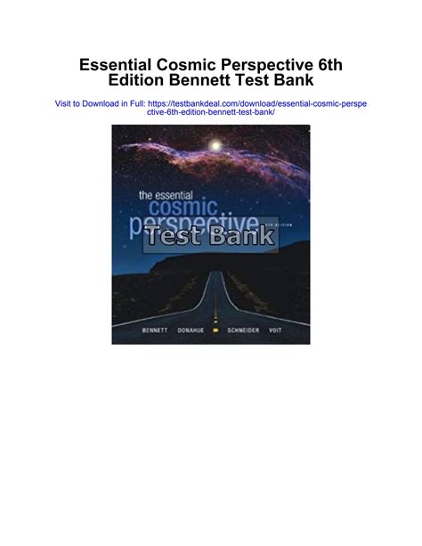 the cosmic perspective 6th edition quick quiz answers PDF