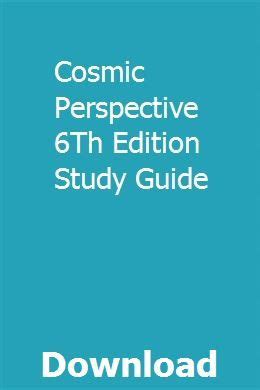 the cosmic perspective 6th edition study guide Epub