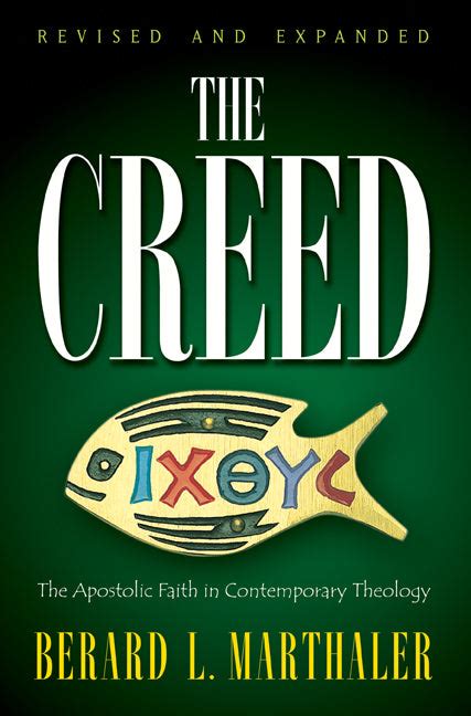 the creed the apostolic faith in contemporary theology PDF