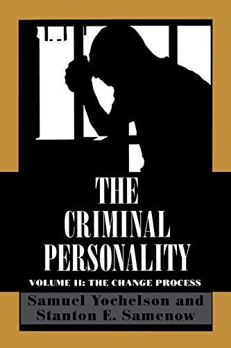 the criminal personality the change process volume ii Reader