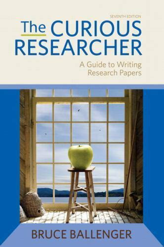 the curious researcher a guide to writing PDF