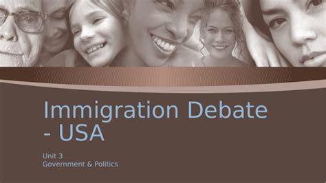 the debate about immigration the debate about immigration Doc