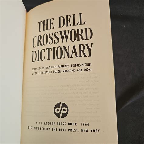 the dell crossword dictionary Doc