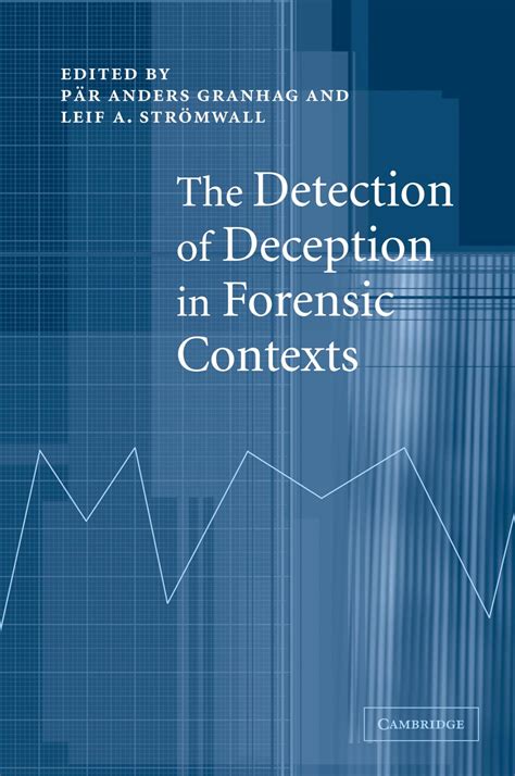 the detection of deception in forensic contexts Kindle Editon