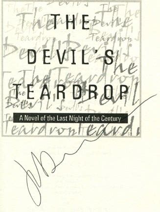 the devils teardrop a novel of the last night of the century PDF