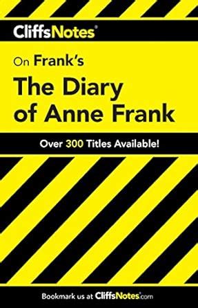 the diary of anne frank cliffs notes Kindle Editon