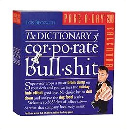 the dictionary of corporate bullshit page a day calendar 2008 PDF