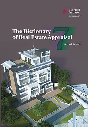 the dictionary of real estate appraisal PDF