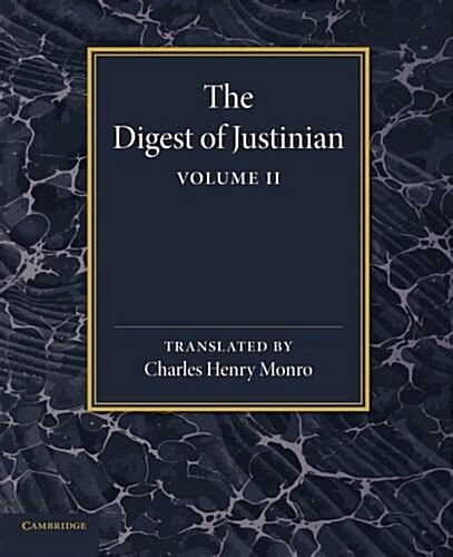 the digest of justinian 2 volume set Doc