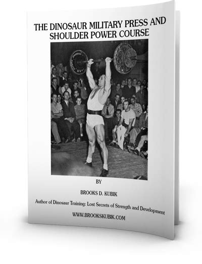 the dinosaur military press and shoulder power course Kindle Editon