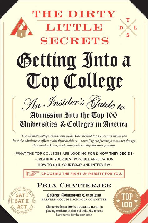 the dirty little secrets of getting into a top college Kindle Editon