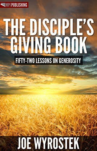 the disciples giving book fifty two lessons on generosity Epub