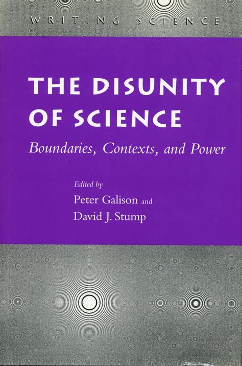 the disunity of science boundaries context and power Reader