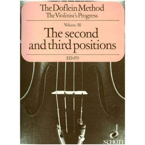 the doflein method volume 3 the 2nd and 3rd positions violin Reader