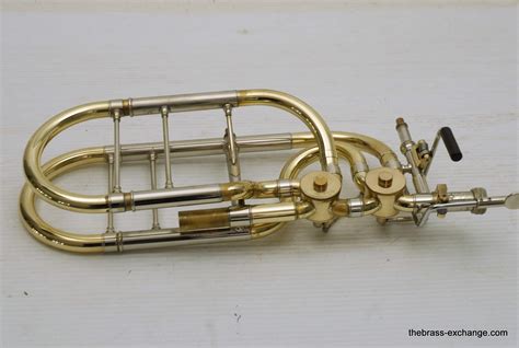 the double valve bass trombone Reader