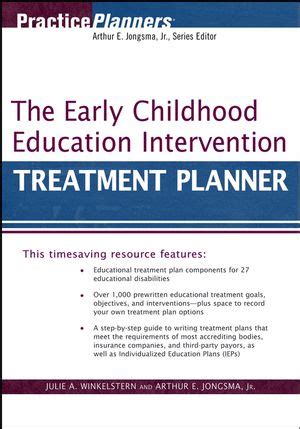 the early childhood education intervention treatment planner Reader