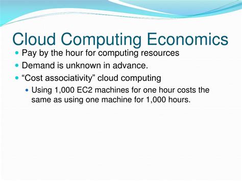 the economics of cloud computing the economics of cloud computing Kindle Editon
