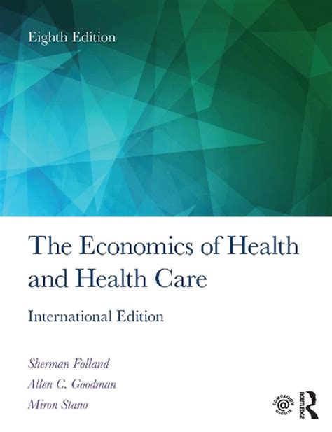 the economics of health and health care folland download Ebook PDF