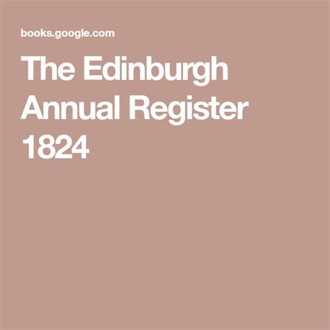 the edinburgh annual register for 1824 Epub