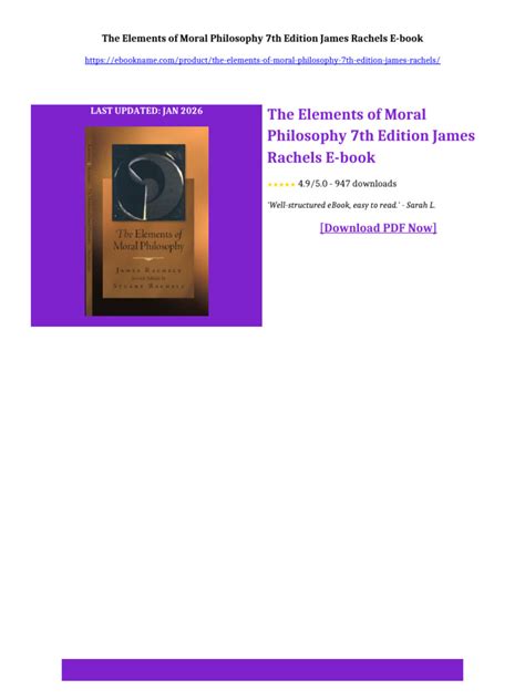 the elements of moral philosophy 7th edition Kindle Editon