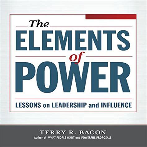 the elements of power lessons on leadership and influence Reader