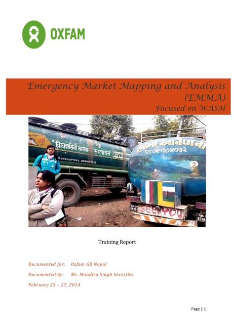 the emergency market mapping and analysis toolkit Doc