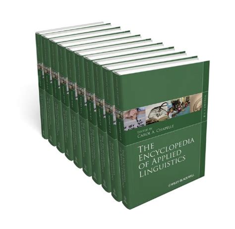 the encyclopedia of applied linguistics 10 volume set PDF