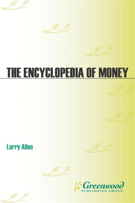the encyclopedia of money Kindle Editon
