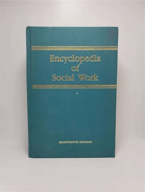 the encyclopedia of social work PDF