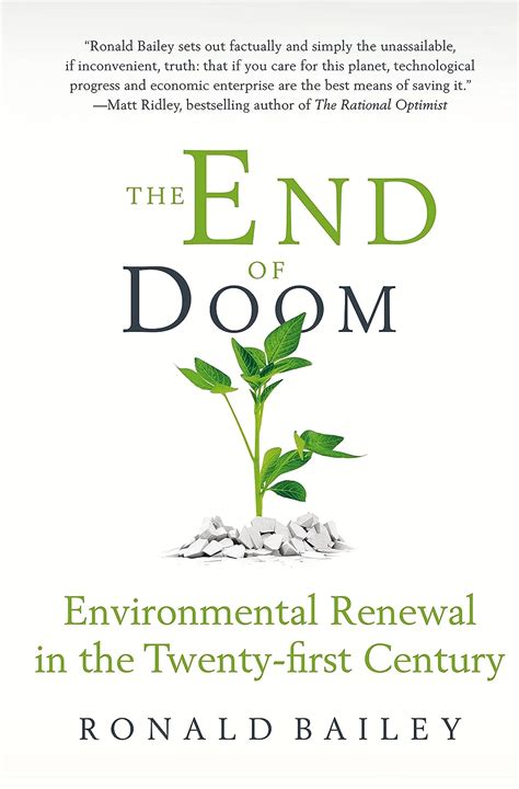 the end of doom environmental renewal in the twenty first century Reader