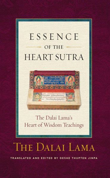 the essence of the heart sutra the dalai lamas heart of wisdom teachings Reader