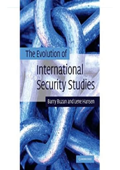 the evolution of international security studies Epub